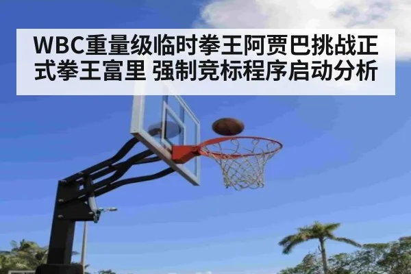 WBC重量级临时拳王阿贾巴挑战正式拳王富里 强制竞标程序启动分析